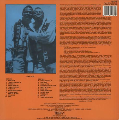 The Ethiopians The Original Reggae Hitsound Of The